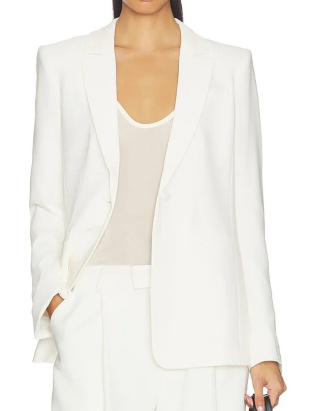 Cinq a Sept Karlie Ivory Blazer 8